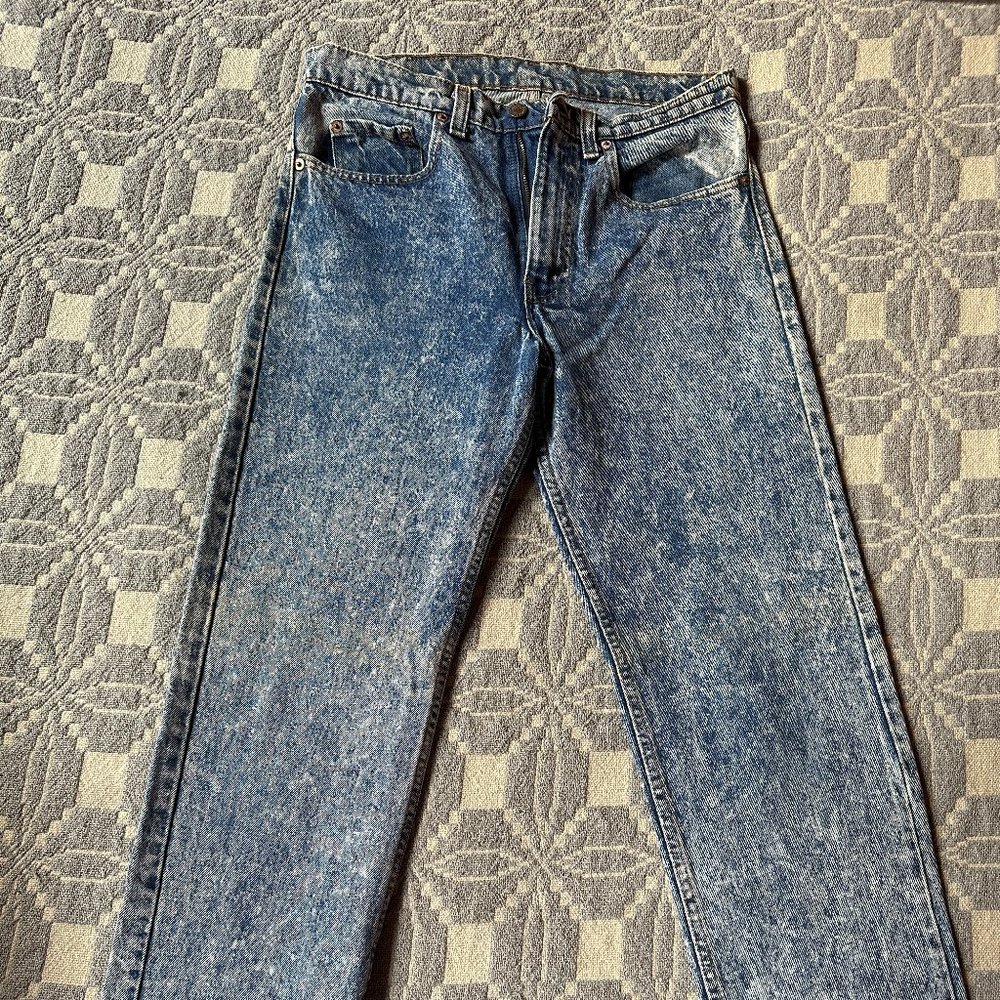 Vintage Acid Washed Levis - Front General NYC